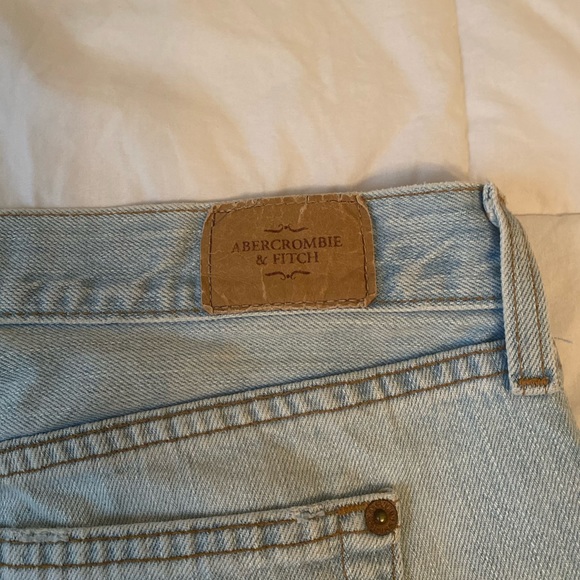 Vintage Y2k Abercrombie Light Wash Low-Rise Flare Jeans - Picture 7 of 13